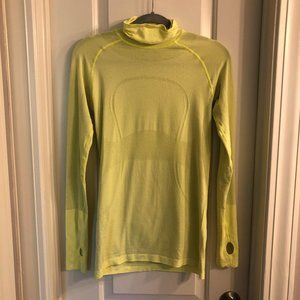 Lululemon Yellow Swiftly Turtleneck sz 8